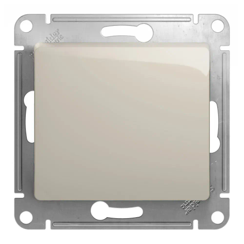 GLOSSA 1-клавишный ПЕРЕКЛЮЧАТЕЛЬ, сх.6, 10AX, механизм, МОЛОЧНЫЙ
