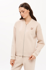 1946 Толстовка женская (светло-бежевый)