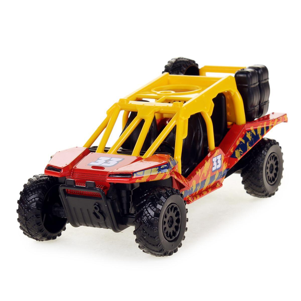 Модель ин. мет. "Багги Автоспорт" 12см, красный, в коробка (Технопарк)