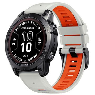Ремешок силиконовый QuickFit 22 мм. для Garmin Fenix 7 PRO/7/6/5/5 plus, Quatix 5, MARQ, Forerunner 935 / 945, instinct, instinct 2 быстросъемный ( стиль Fenix 7 Pro )
