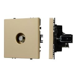 Механизм спутниковой розетки SCT-NOBE-MST1-SFPL-GD (SAT) (Arlight, Золотой песок) 054298