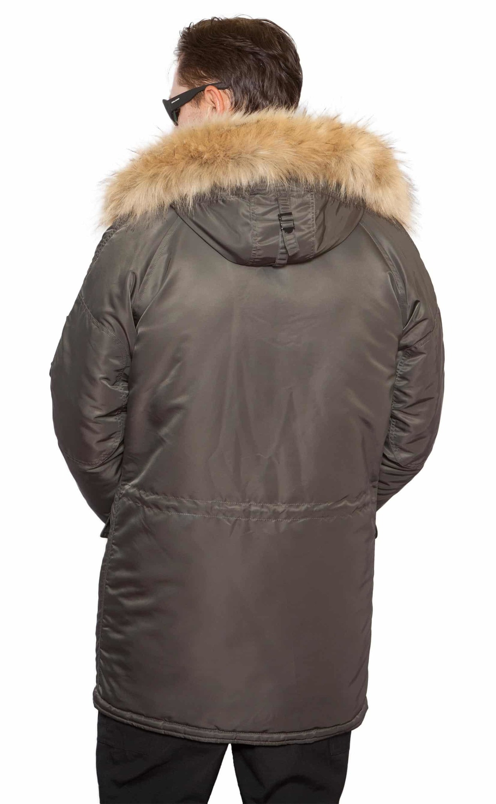 Куртка Аляска удлиненная Husky Long 2020 (т.серая - beluga/orange)