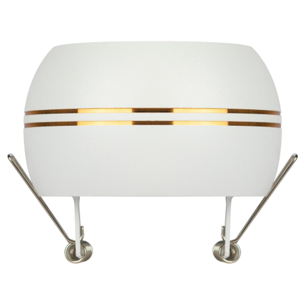 Светильник встраиваемый ЭРА KL81 WH/GD под лампу GX53 белый/золото | Встраиваемые светильники Для ламп GX53