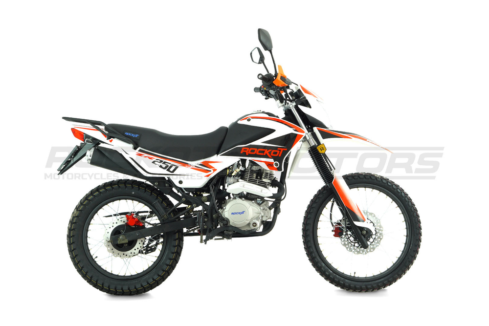 Мотоцикл эндуро ROCKOT ZR250 (белый/красный)