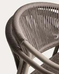 Комплект садовой мебели Brela стол и 6 стульев Livadia из алюминия цвета таупе