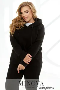 Костюм 1096-черный Minova