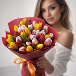 Букет тюльпанов "Spring Vibes"