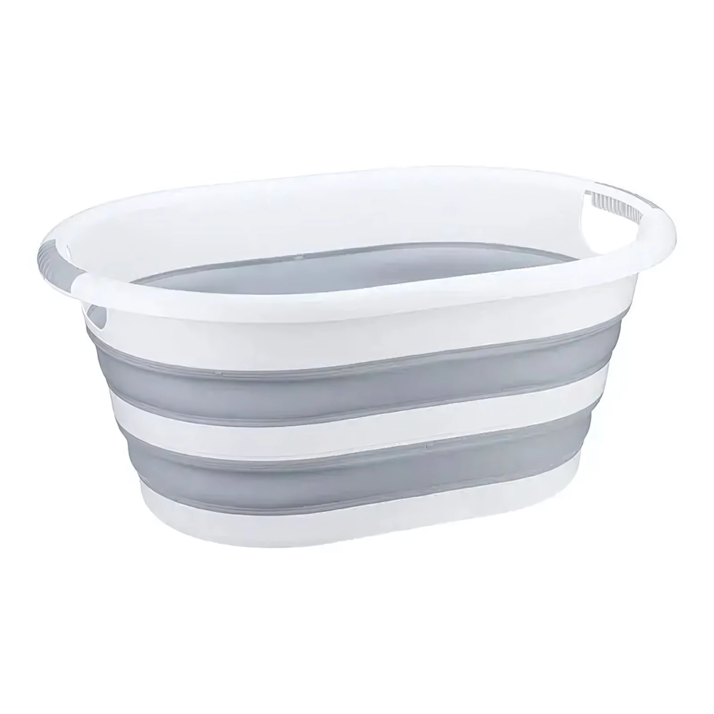 Таз ФЛЕКС овальный 25л складной Смоки