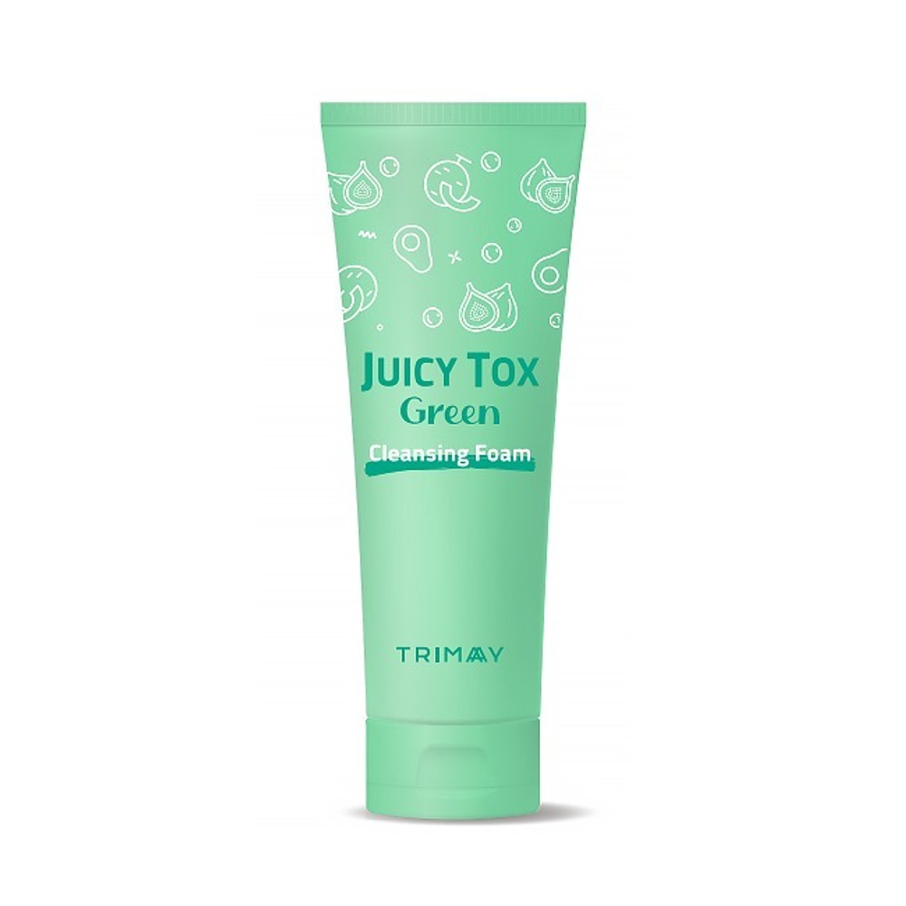 Trimay Juicy Tox Green Cleansing Foam увлажняющая пенка на основе зеленого комплекса экстрактов фруктов и овощей