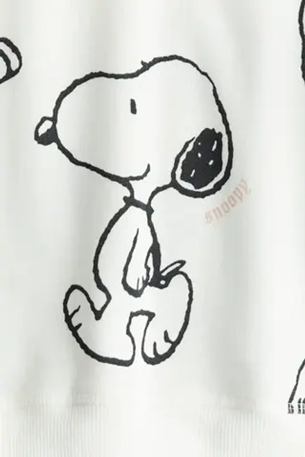 H&M Толстовка с принтом, белый