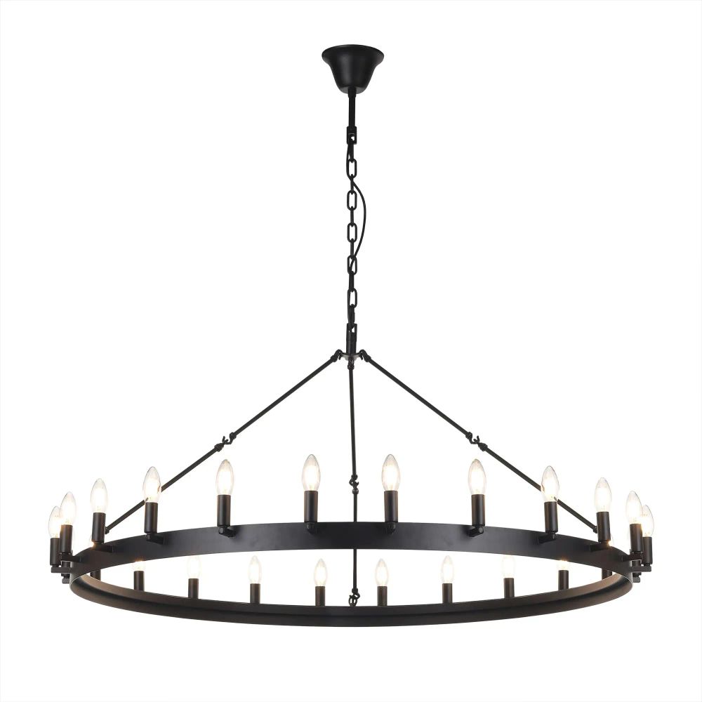 Citilux Смитсон CL470124 Люстра замковая подвесная Чёрная