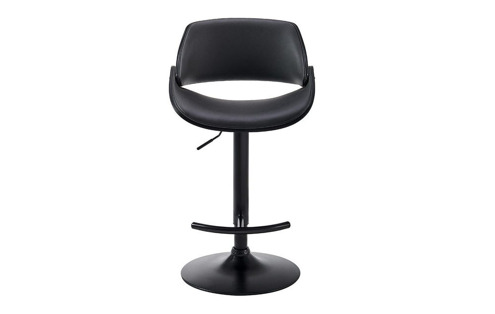 Стул барный JY1995 серый PU/черный/черный