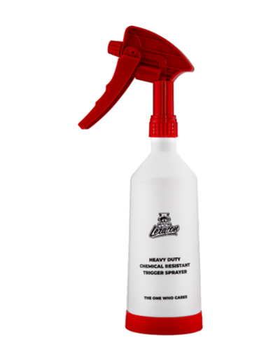 Leraton Бутылка с кислостойким распылителем красная 750мл