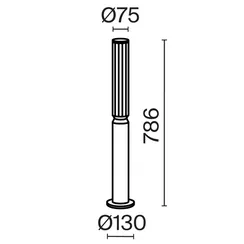 Ландшафтный светильник Outdoor O593FL-L12BR3K