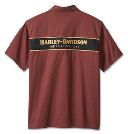 Рубашка в честь 120-летия - Rum Raisin Red