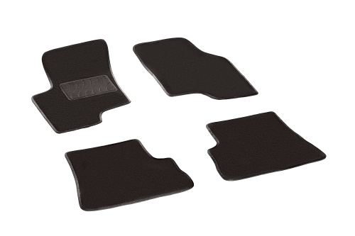 Ворсовые коврики LUX для Hyundai Getz 2002-2011 Seintex.83625