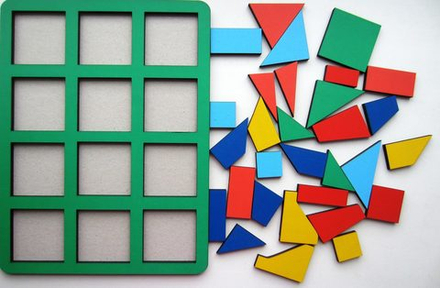 Сложи квадрат Никитина 1 уровень (Макси)