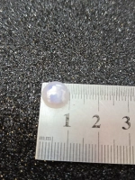 Полубусины белые, 10 мм