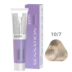 ESTEL Безаммиачная краска для волос SENSATION DE LUXE, 10/7 светлый блондин коричневый,н, 60 мл