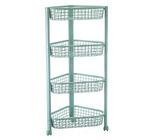 Полка угловая ЕВРО (4 секции) на колесах М2757