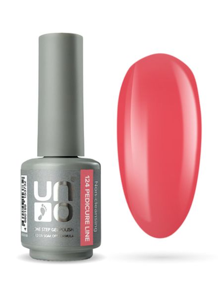Uno Однофазный гель-лак 124 Pedicure Line, 8мл