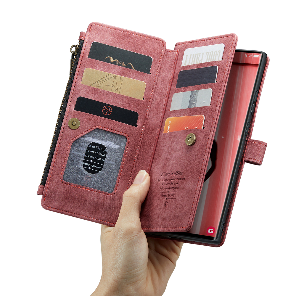 Многофункциональный чехол-кошелек CaseMe 3 in 1 Matte Wallet для Samsung Galaxy S26 Ultra