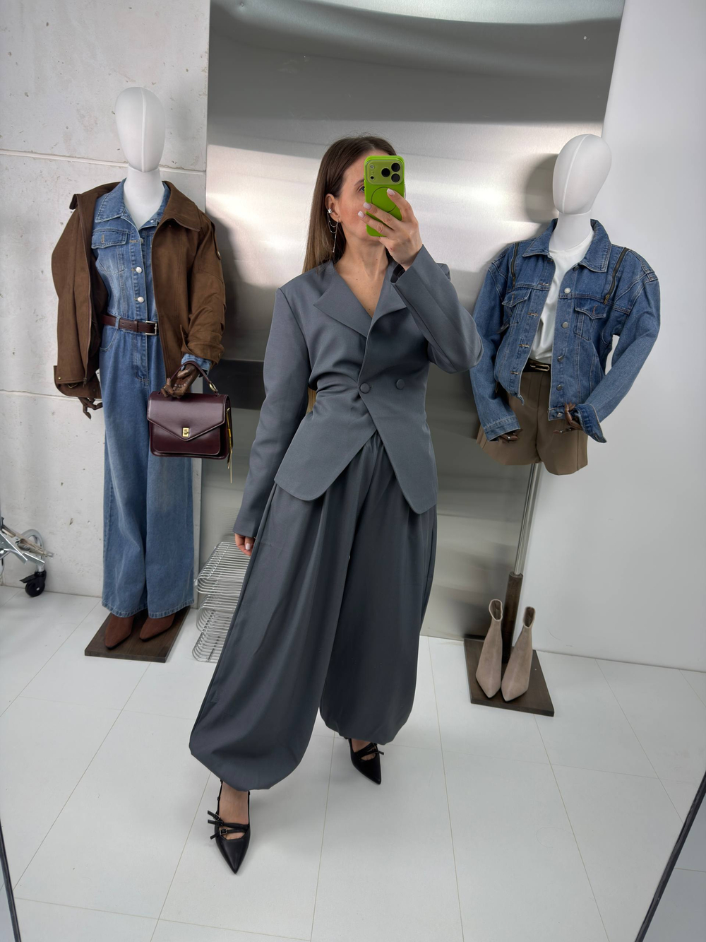 Костюм женский арт. 9221 цвет "серый"