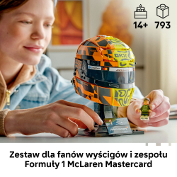 Конструктор LEGO Editions Sports 43023 Шлем Лэндо Норриса McLaren F1 Team — фото 3