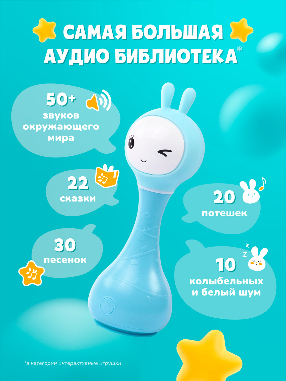Музыкальная игрушка Умный зайка® alilo R1