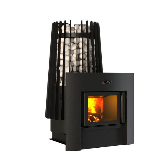 Дровяная банная печь Grill&#39;D Cometa Vega 180 Window