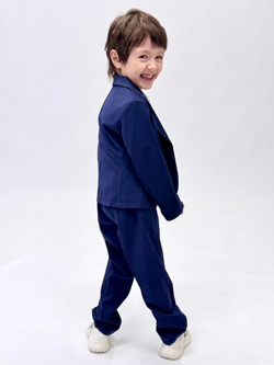 Костюм (пиджак, брюки, поло) для мальчика 6-9 лет Fleur de Vie