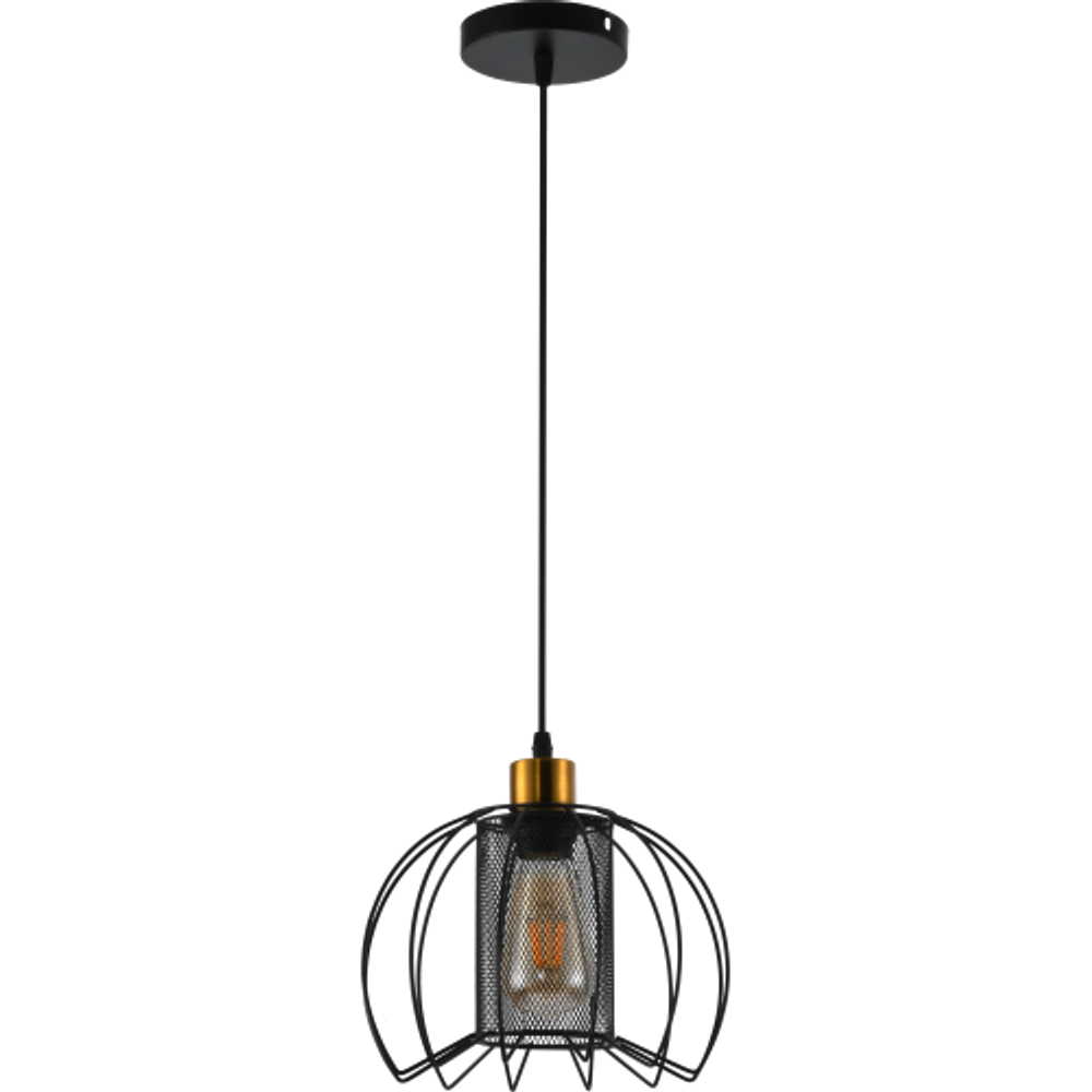 Светильник подвесной (подвес) Rivoli Adelaida 5108-201 1хЕ27 60 Вт лофт-кантри | Rivoli