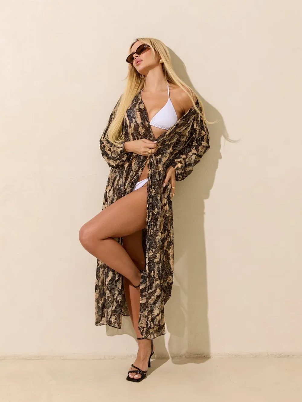 туника пляжная накидка на купальник длинная