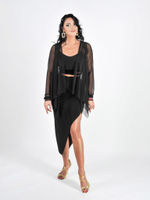 Кардиган из сетки для танцев