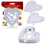 Кулинарная форма Сердце 9х4 см с крышкой-прессом