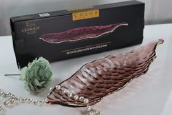 Lenardi 588-580 Блюдо 38х12,5х4,5см в под.уп.(х12)Стекло