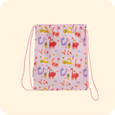 Мешок для сменки. Котики принт