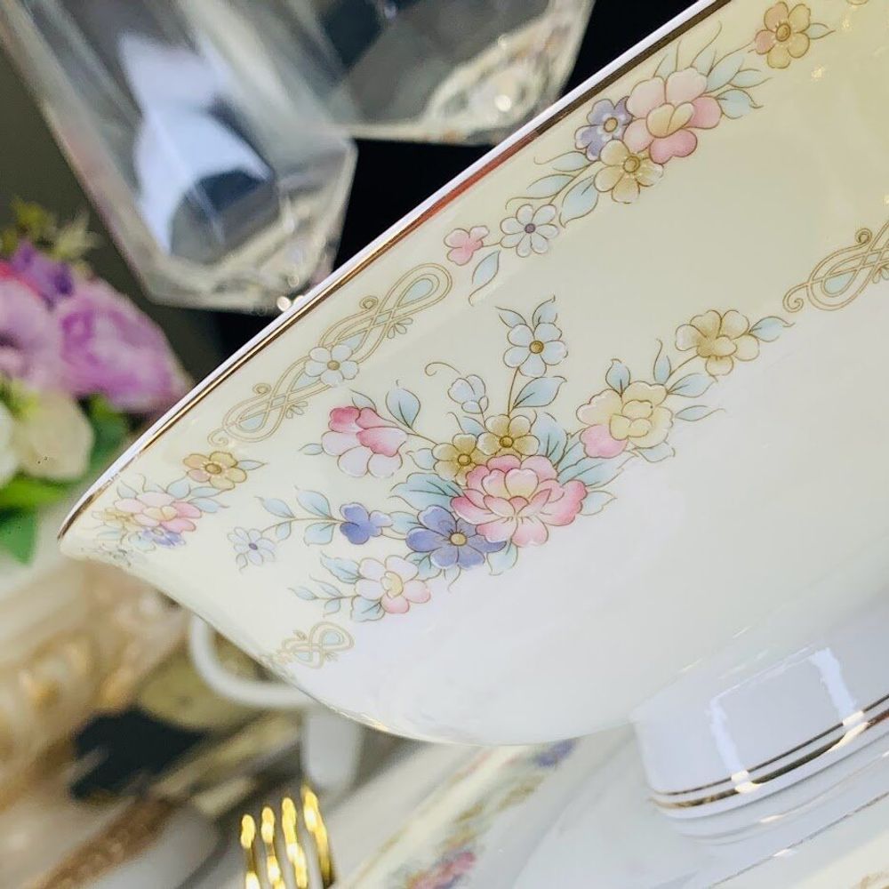 Lenardi 145-329 Набор из 6 салатников 15см FLEUR в под.уп.(х6)Костяной фарфор