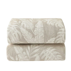 Покрывало 180х240 и наволочка 50х70 Arya home Tropic бежевое