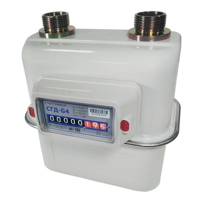 Счетчик газа Счетприбор СГД-G 4 левый М 30х2 (г.Орёл)