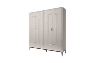 Шкаф ШР-4 Гориция Персидский Жемчуг/ Лак Льняной