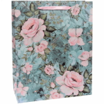 Пакет подарочный «Цветы» 32*26*12 см