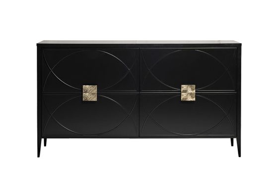 151SV-00001 Комод черный 160*90*40см