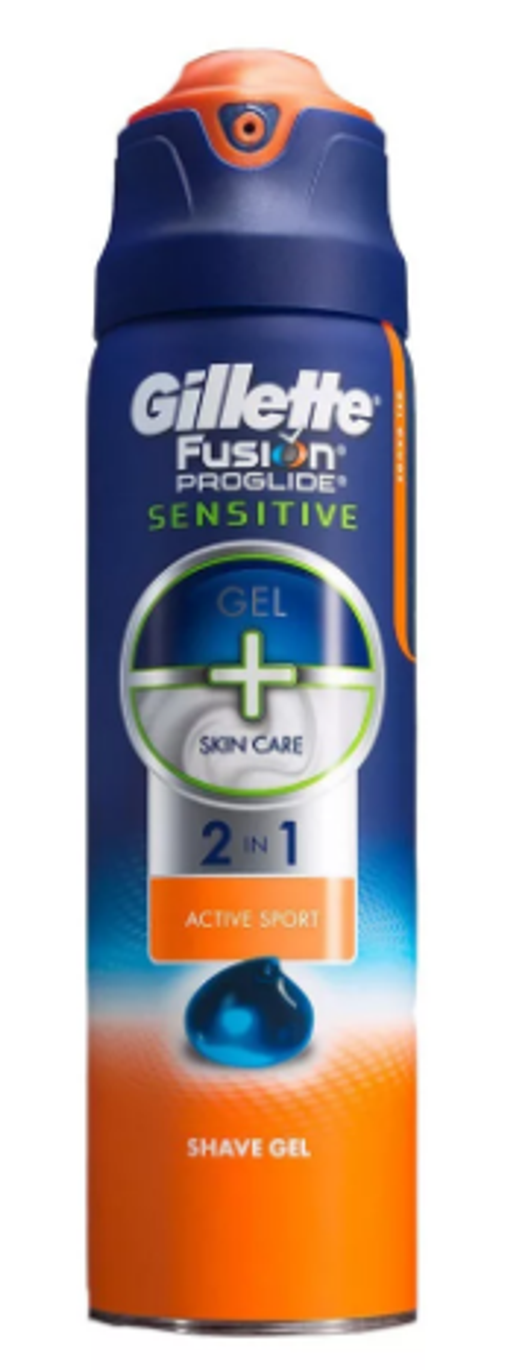 Gillette Гель для бритья Fusion ProGlide Sensitive Active Sport, 170 мл