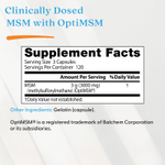 Doctor's Best, МСМ с OptiMSM®, 360 капсул (1000 мг в 1 капсуле)