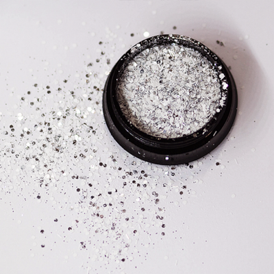 АФН, Глиттер "Megamix" в черной банке QTB15, 1 шт