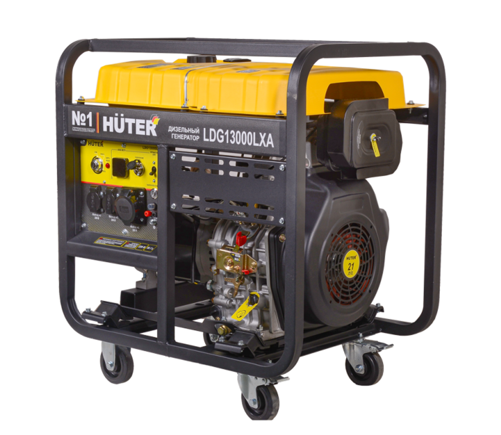 Электрогенератор дизельный LDG 13000LXА Huter