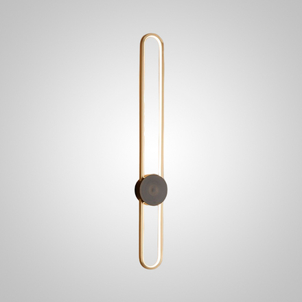 Настенный Светильник Heidy L H90 Brass Black By Imperiumloft