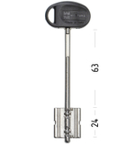 Заготовка сувальдного ключа 12844 Mottura My-Key 92.334 Original