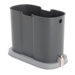 Ведро для мусора сенсорное, овал, Foodatlas JAH-6715, 9 л (белый)